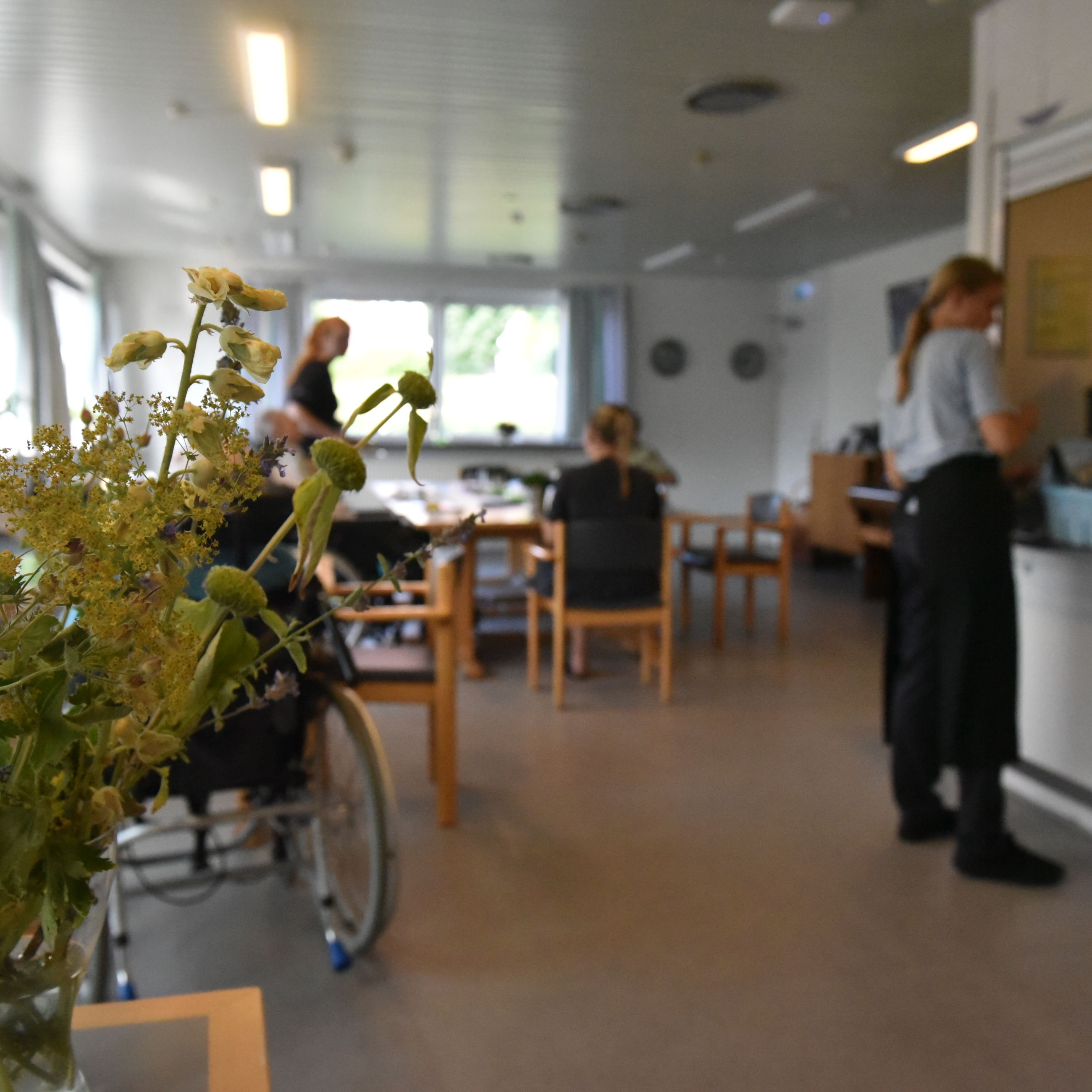 Fællesrum hos Dronningborg Plejecenter