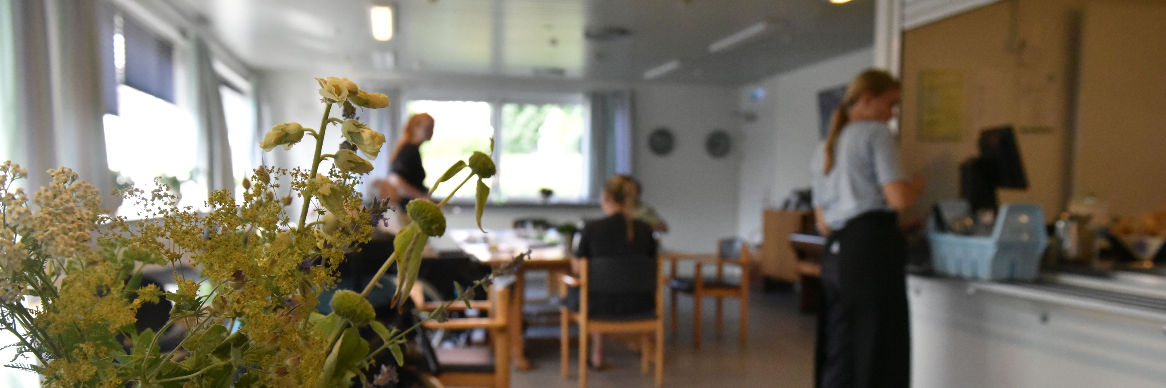 Fællesrum hos Dronningborg Plejecenter