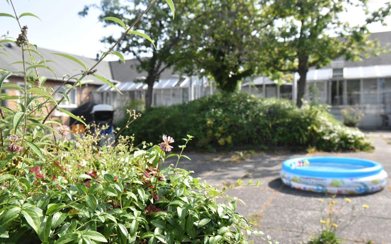 Udeareal hos Dronningborg Plejecenter